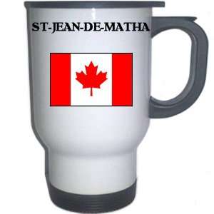  Canada   ST JEAN DE MATHA White Stainless Steel Mug 