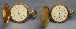 Antique Waltham Hunter Case Pocket Watches  