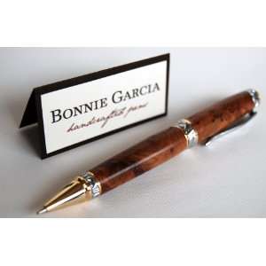  Bonnie Garcia Handcrafted Pen   Cigar Style in Teak Burl 