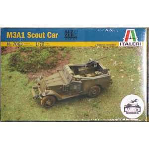  Italeri 1/72 U.S. M3A1 Scout Car Toys & Games