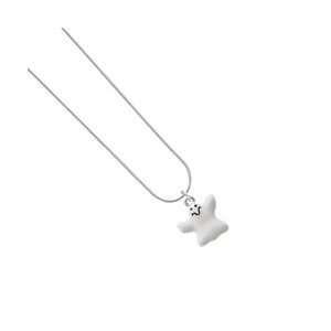  White Ghost Snake Chain Charm Necklace Arts, Crafts 