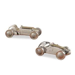  Romano Decorative Silver Finish Model Car Set