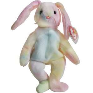  TY Beanie Baby   HIPPIE the Tie Dyed Bunny Everything 