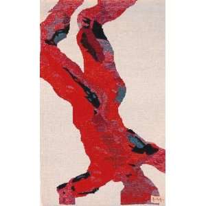  Tapestry   Contemporary Handwoven    Falling Man    36 x 