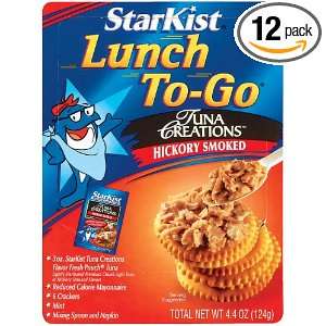 Starkist Lunch To Go Tuna Creations Hickory Smoked, 4.4 Ounce Pouches 