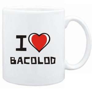  Mug White I love Bacolod  Cities