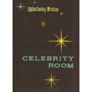  Celebrity Room Menu Celebrity Lanes 1961 Denver Colorado 