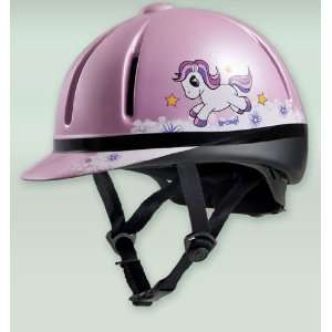  Troxel Legacy Pink Unicorn Riding Helmet medium childrens 