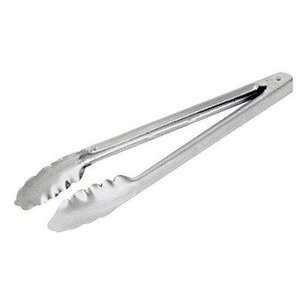  Adcraft TUF 10 Heavy Stainless Steel Utility Tongs 9 1/2 
