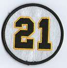   CLEMENTE RETIRED JERSEY NUMBER 21 PATCH PITTSBURGH PIRATES FREE S&H