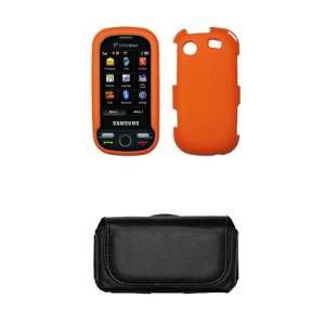  Samsung Messager Touch R630 Premium Orange Rubberized Case 