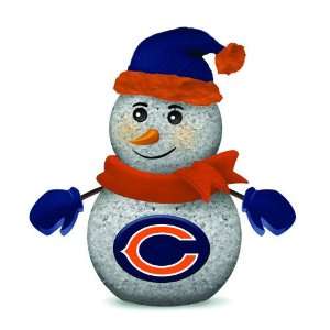  Chicago Bears 4 Inch Tabletop Snowman (Set of 2) Sports 