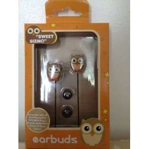  Sweet Gizmo Earbuds Owls Electronics