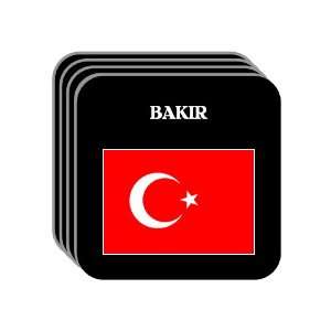  Turkey   BAKIR Set of 4 Mini Mousepad Coasters 