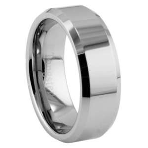 Tungsten Mens Ring Wedding Bands Jewelry Size 9   12  