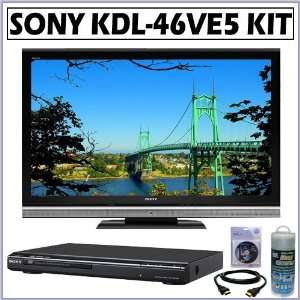  Sony BRAVIA KDL 46VE5 46 Inch 1080p 120Hz + DVD Accessory 