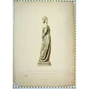   Statue Marie Antionette Palce Execution Balding Print