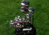 Mens TaylorMade Stiff Flex Complete Set Including Irons Driver Woods 