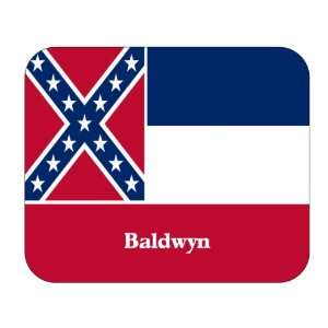  US State Flag   Baldwyn, Mississippi (MS) Mouse Pad 