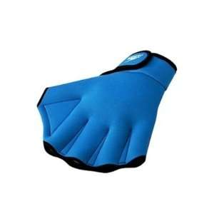  Speedo Aqua Fitness Swim Glove   ROYAL Medium Sports 