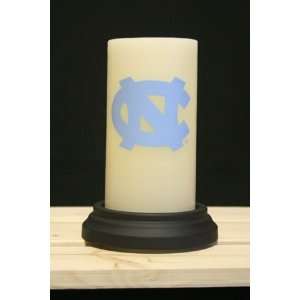  North Carolina Tarheels UNC Flame Less Candle With Timer 