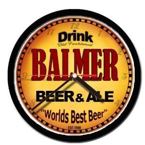  BALMER beer and ale wall clock 