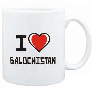  Mug White I love Balochistan  Cities