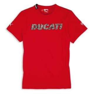 Ducati Puma Logo AW 11 Short Sleeve T SHIRT RED  