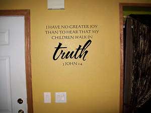 Truth John 14 Bible Verse Vinyl Wall Decal Sticker  