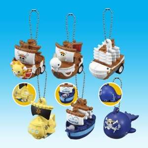   Action Mascot Cruise Ship Figure Key Chains Bandai   Set of 6 Toys