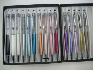Swarovski Crystalline Ballpoint Pen 14 cols Chose any 1 Col. packed in 