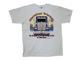 Christian T Shirt Trucker Design Truck Driver  