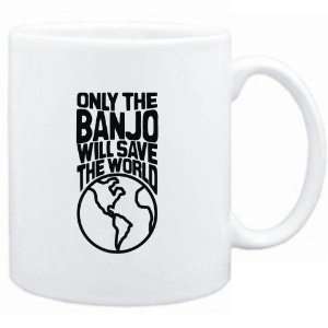  Mug White  Only the Banjo will save the world 