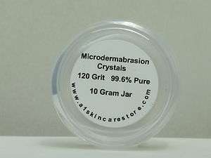 Microdermabrasion Crystal Exfoliant 10 Gram Sifter Jar  