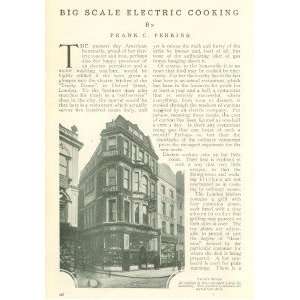 1914 Electric Cooking Tricity House Restaurant London 