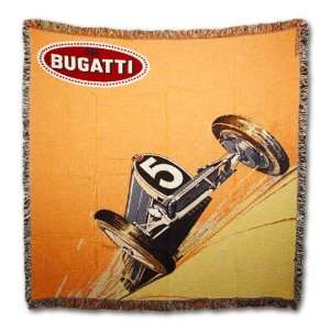  1926 Bugatti 35A Vintage Car Racing Art Cotton Tapestry 