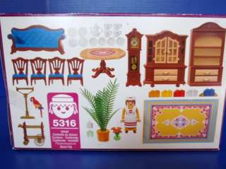 Playmobil 5316 DINING ROOM Victorian Mansion Dollhouse Furniture 