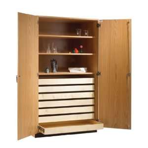   Storage Cabinet, 48 Width x 84 Height x 30 Depth, 3 Shelves 