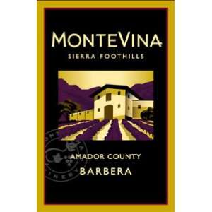  2009 Montevina Barbera 750ml Grocery & Gourmet Food