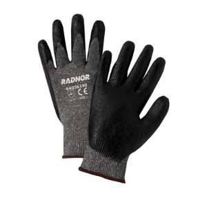 Radnor Black Premium Foam Nitrile Palm Coated Work Glove With 15 Gauge 