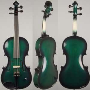  Barcus Berry BAR AE Acoustic Electric Violin   Green 