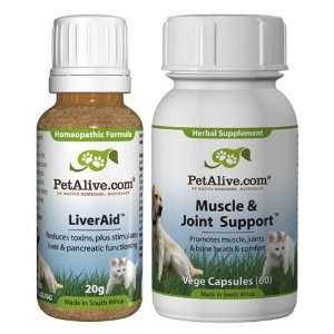  PetAlive Muscle & Joint Support and LiverAid ComboPack 