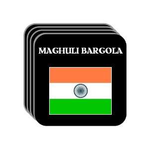  India   MAGHULI BARGOLA Set of 4 Mini Mousepad Coasters 