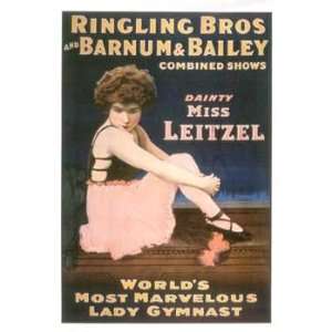  Barnum and Bailey   Dainty Miss Leitzel NO LONGER IN PRINT 