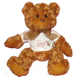   Spoil Abigal Rotten Plush Teddy Bear with WHITE T Shirt Toys & Games