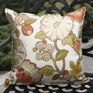  P. Kaufmann 20 Outdoor Throw Pillows in Floral on White 