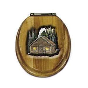  Log Cabin Oak Toilet Seat