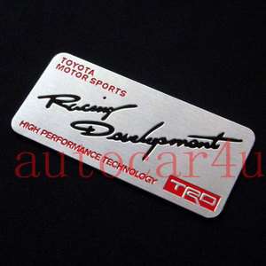   Quality 3D NAME PLATE Sticker Emblem FOR TOYOTA TRD ALL SERIES  