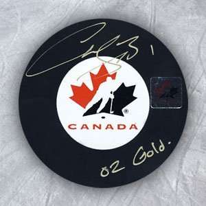   JOSEPH Team Canada SIGNED Puck w 02 Gold Script Sports Collectibles