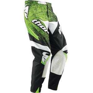   Motocross Youth Phase Scribble Pants   24/Green Scribble Automotive